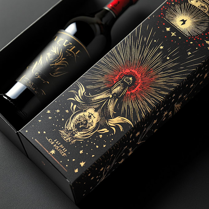 design premium hemp, cbd label and box package design