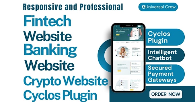 develop responsive banking website fintech website finance website ebanking