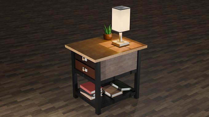 design realistic 3d models for products