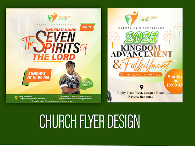 do church flyer design, event flyer, postcard design,  conference