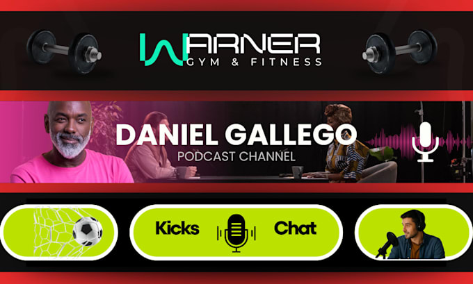 design a professional youtube channel branding kit