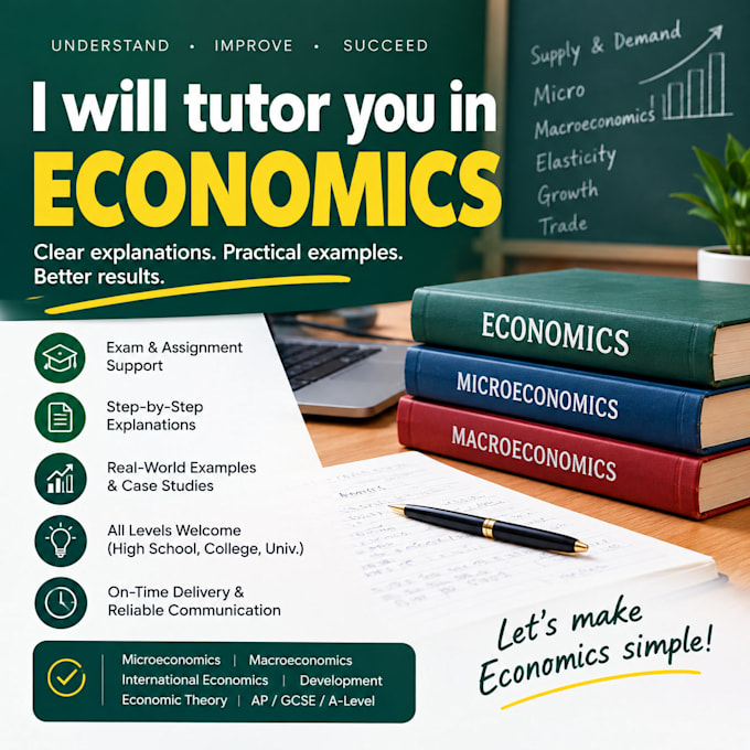 tutor you in economics