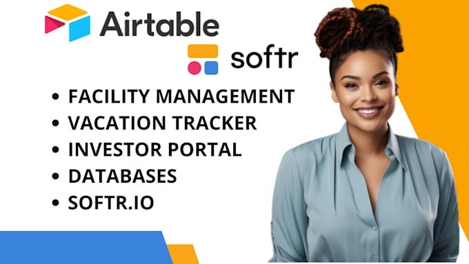 donation tracker, vacation tracker, facility management, databases, softr