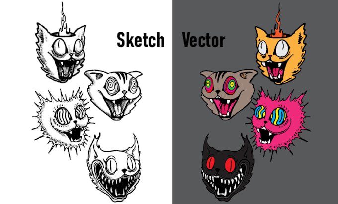 convert your drawing to digital vector art