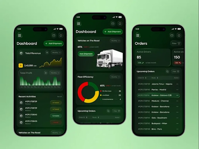 develop top notch transportation management mobile app