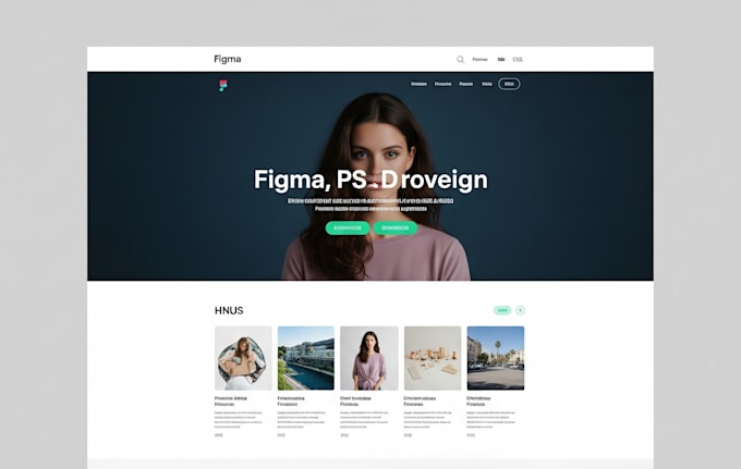 convert your figma or PSD design into a responsive HTML CSS website