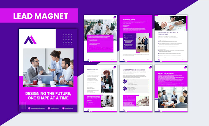 design ebook, workbook, lead magnet and pdfs