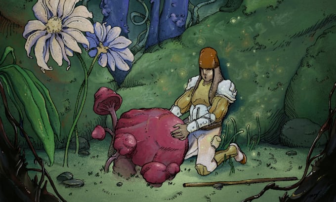 illustrate narrative images for books or concept projects