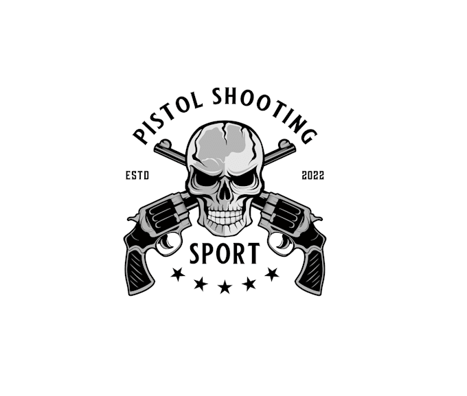 create professional and specially gun shop logo design