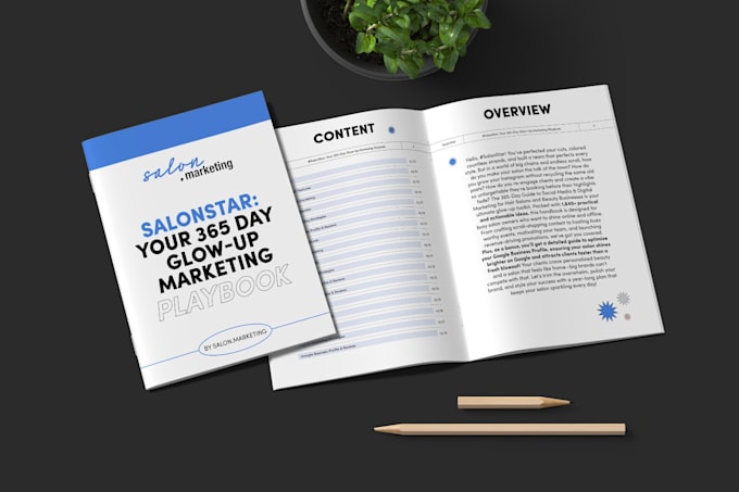 design professional workbooks, pdfs and brochures