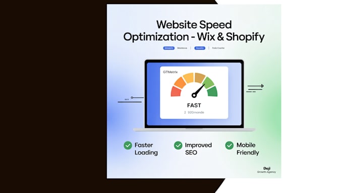 fix slow loading speed for shopify, wix, wordpress and more