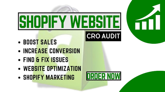 increase shopify sales with cro audit, shopify conversion rate optimization