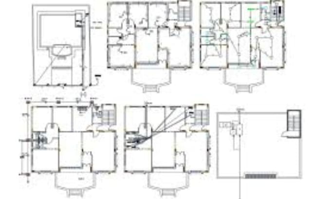 Draw your architectural floor plan, plumbing electrical plans, mep hvac ...