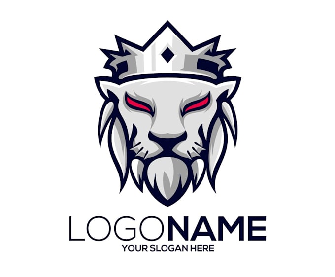 design a professional lion king logo