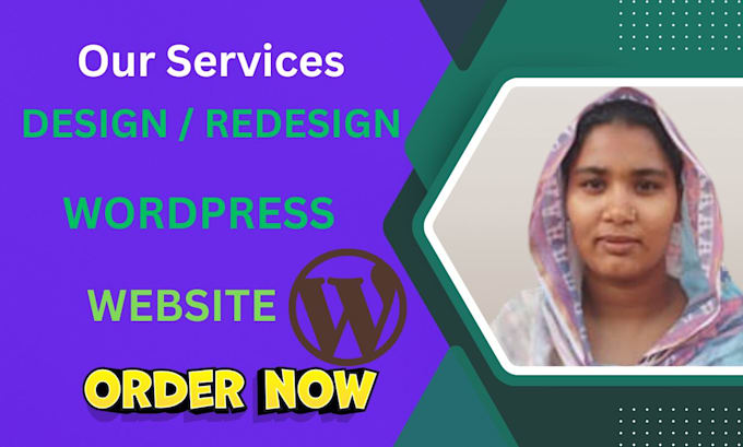 design or redesign word press website