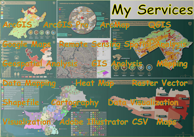 do spatial analysis and gis mapping using arcgis and qgis