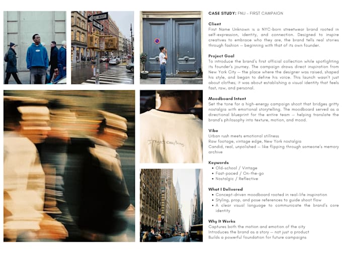 design a moodboard for new brands and creatives