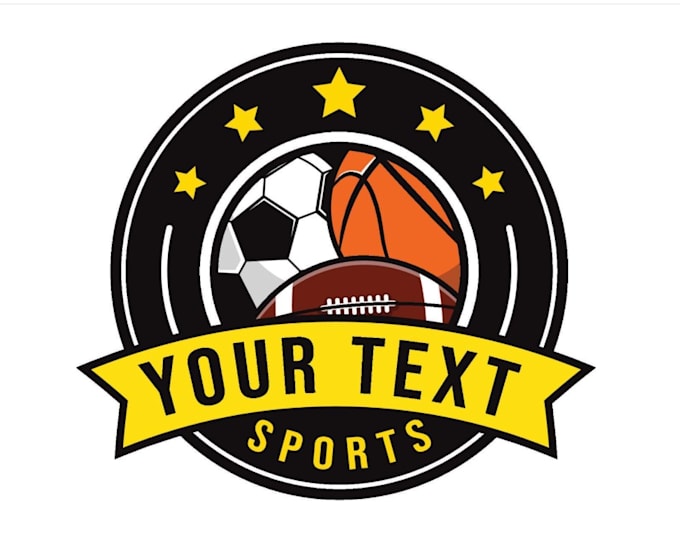 make a creative sports logo design
