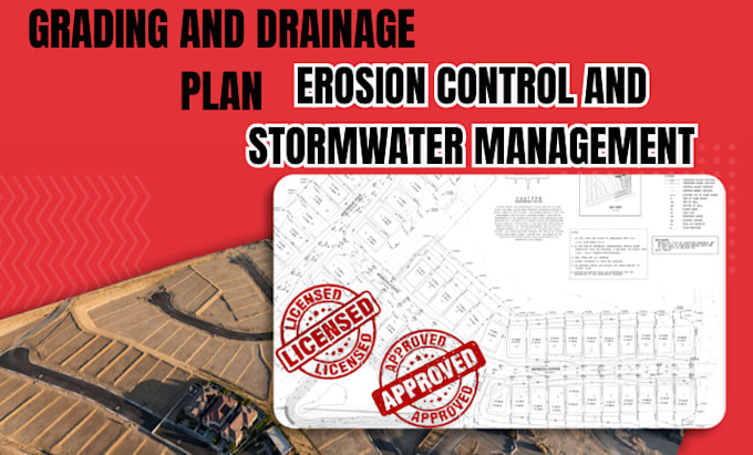 do grading and drainage plan stormwater management in autocad civil 3d