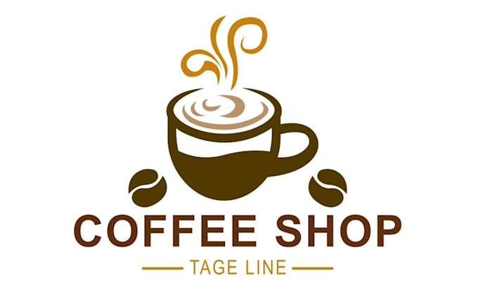 design coffee shop logo  with original concept