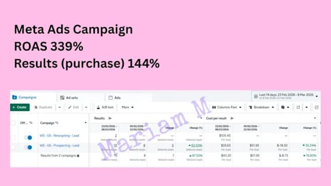 set up or manage high converting meta ads facebook ad campaign