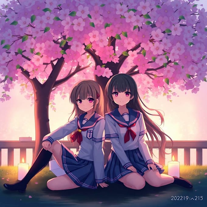 create beautiful anime character illustrations