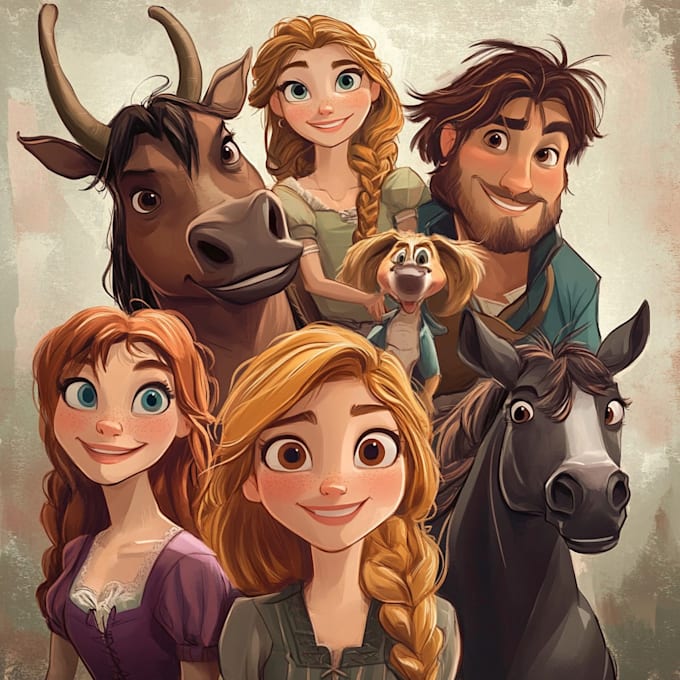 draw you or anything with disney style