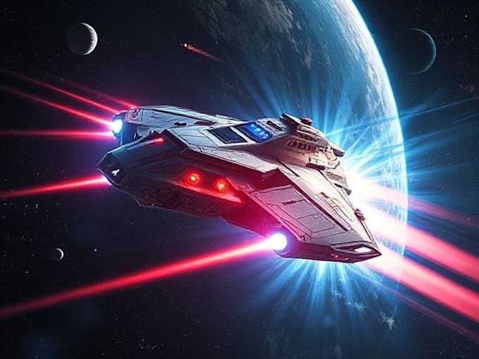 design spaceships and sci fi vehicles