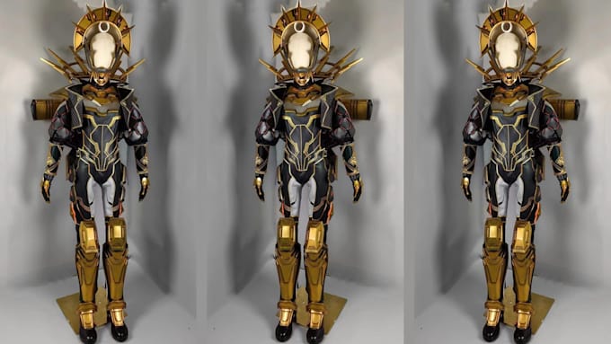 design wearable cosplay creation full anime armor 3d mask design 3d printing
