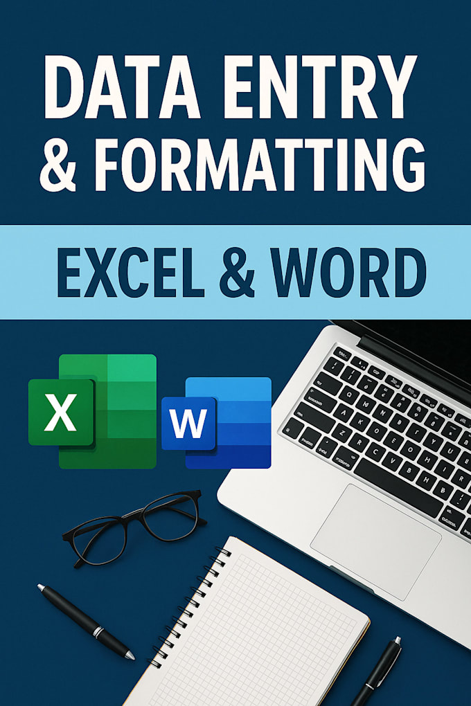 do data entry, formatting, and cleanup in excel or word