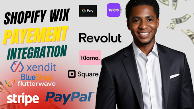 wix shopify payment gateway integration braintree paypal bluesnap stripe square