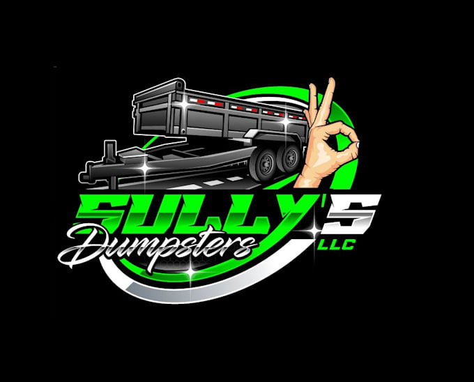 create high quality and beautiful dumpster  logo design