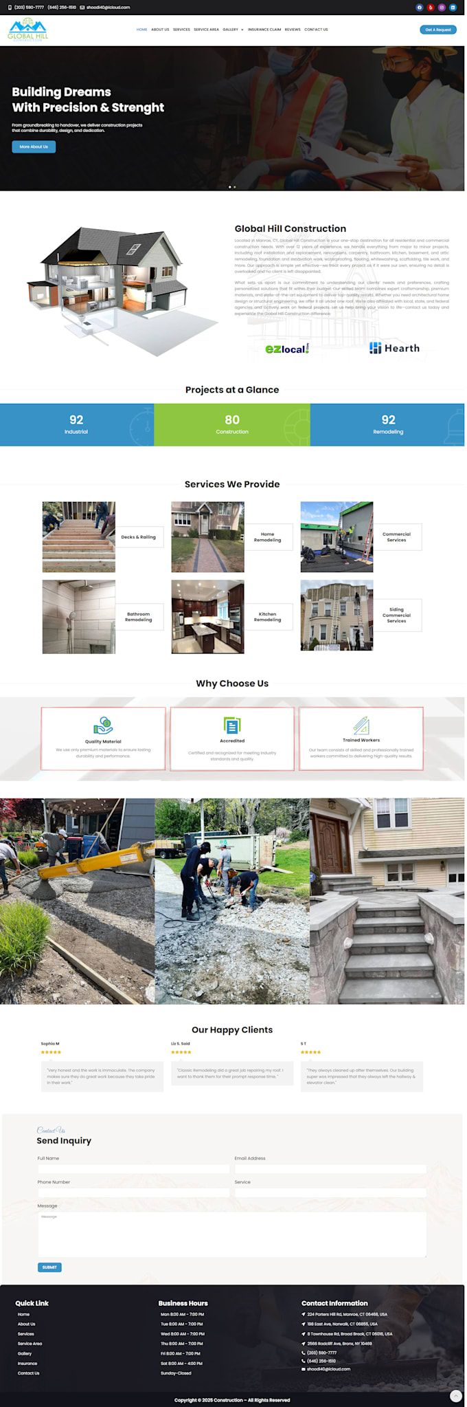 develop, design or redesign a professional wordpress website