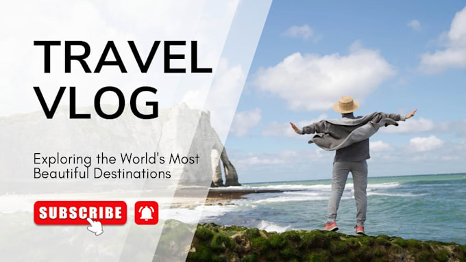 vlog thumbnail design service for youtube create thumbnail