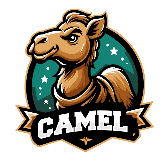do modern minimalist luxury business camel logo design