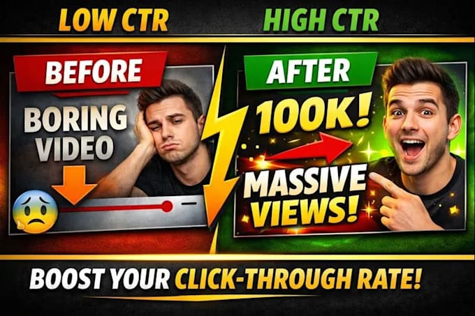 redesign your youtube gaming thumbnail to increase CTR