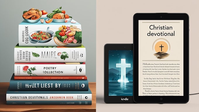 design custom book covers and format ebooks or paperbacks