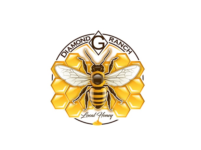 create attractive and imagination honey logo design