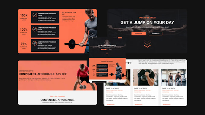 create a high converting and professional landingpage