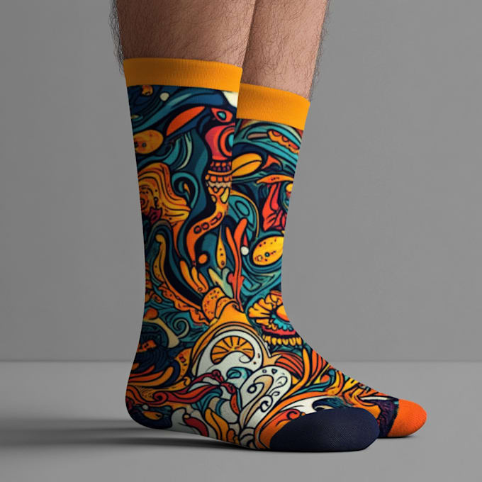 design custom and unique socks design