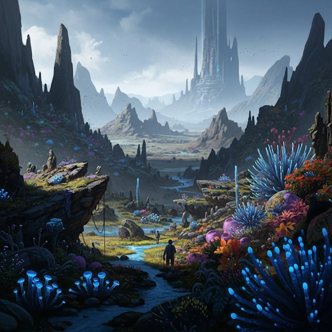 Create environment concept art for you by Lecicso | Fiverr