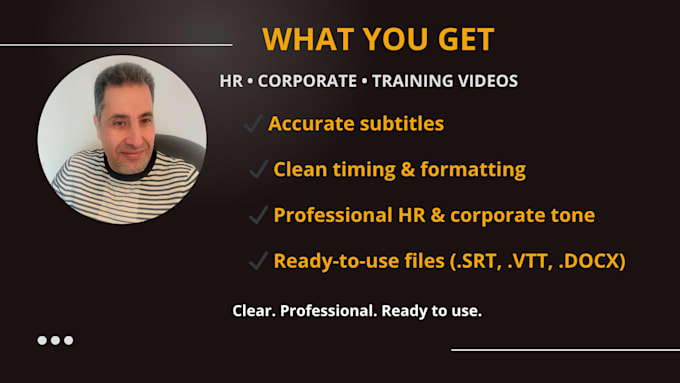 subtitles for HR training and corporate videos en fr ar