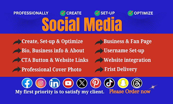 create expert truthful account setup and optimize business page