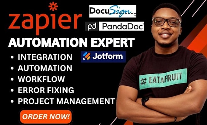 setup zapier integration docusign pandadoc contract proposal jotform automation
