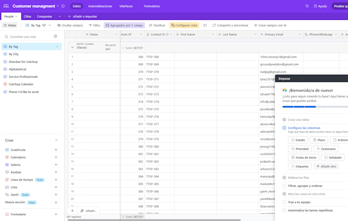 connect your CRM or API with custom automations