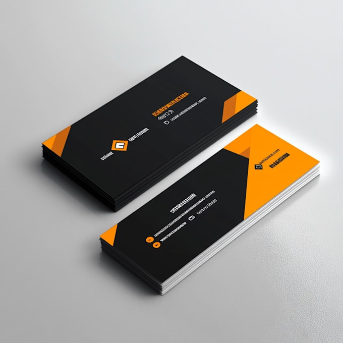 create a clean and modern business card design