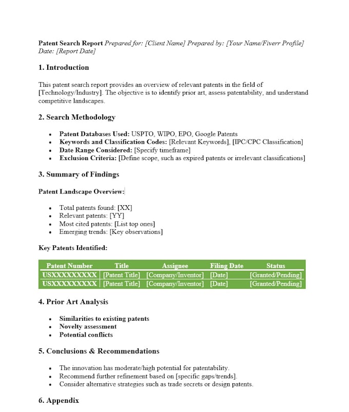 do patent search for evaluating novelty, fto, and invalidity
