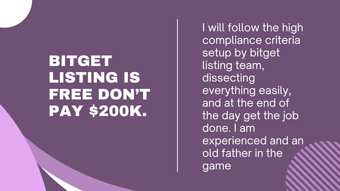 list your token on the bitget exchange for free