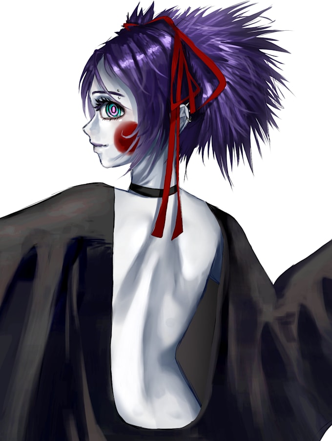 cute anime style art of your oc