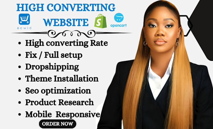 design, redesign, setup, fix big cartel, ecwid, bigcommerce opencart shopify